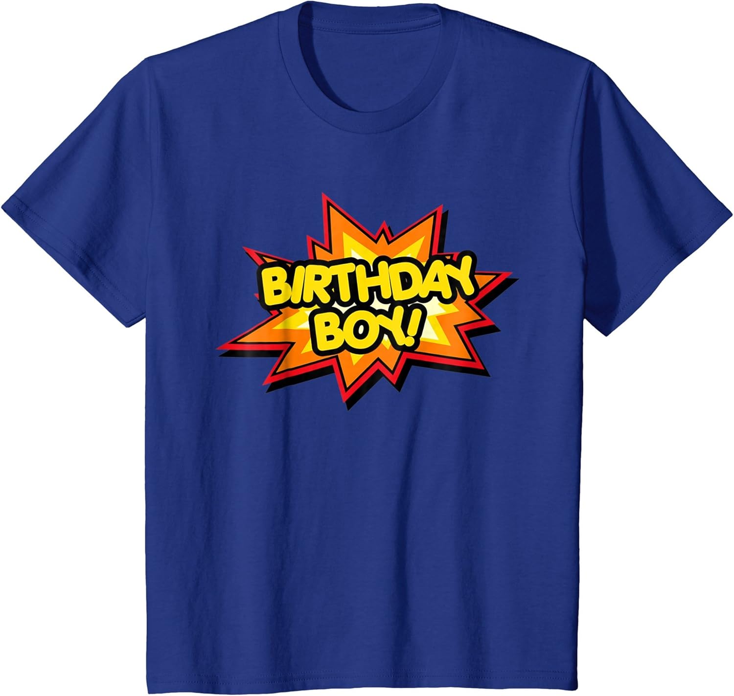 Kids Super Hero Style Birthday Boy TShirt Clothing