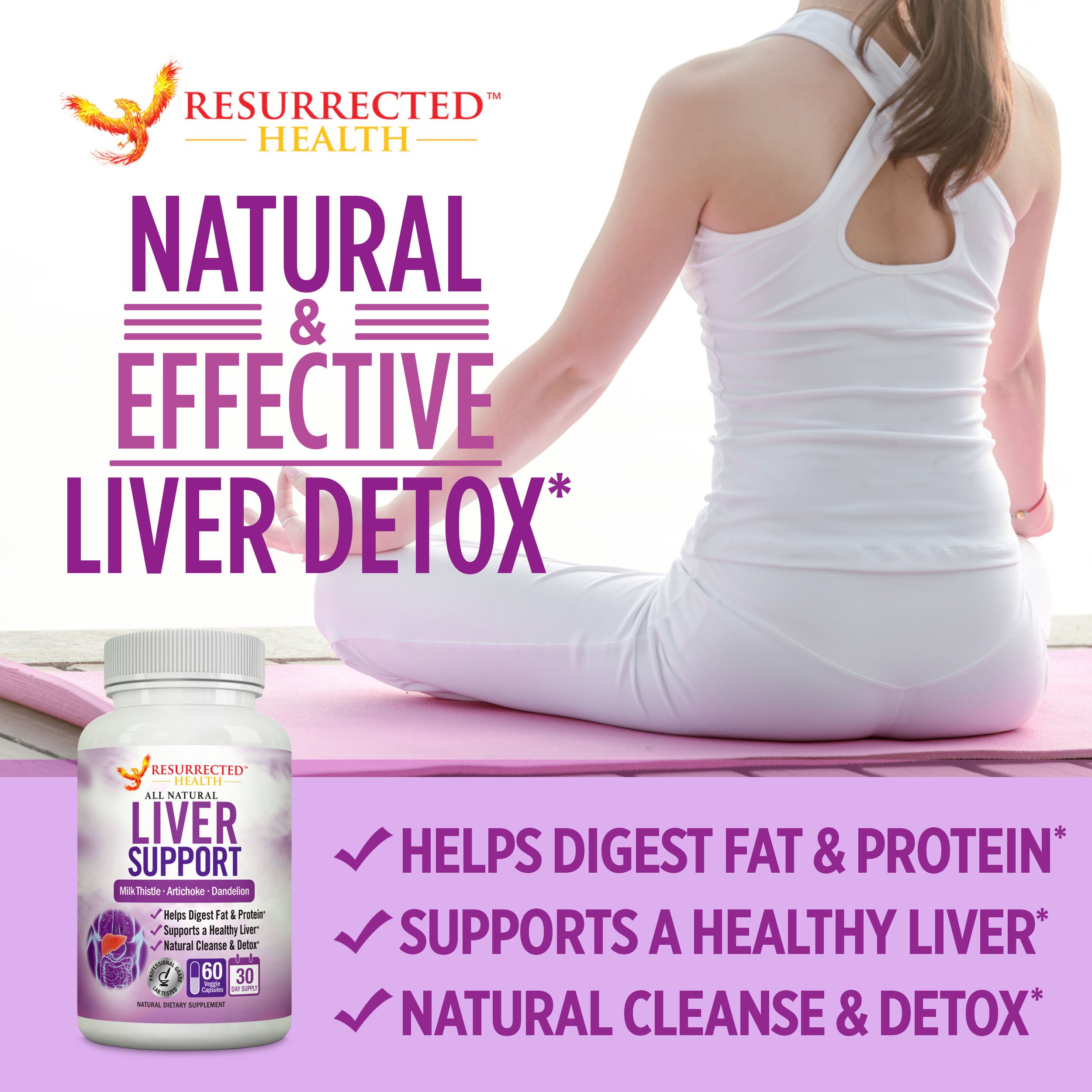 Buy Liver Cleanse Detox Liver Repair Formula with Milk Thistle Plant Based Liver Support