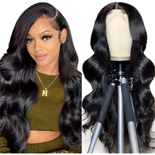 Smilenice Body Wave Lace Front Wigs Human Hair 13x4 Lace Front Wigs Human Hair Pre Plucked With Baby Hair 150% Density HD Lace Front Wigs Human Hair 12A Grade 100% Human Hair Wig 22inch