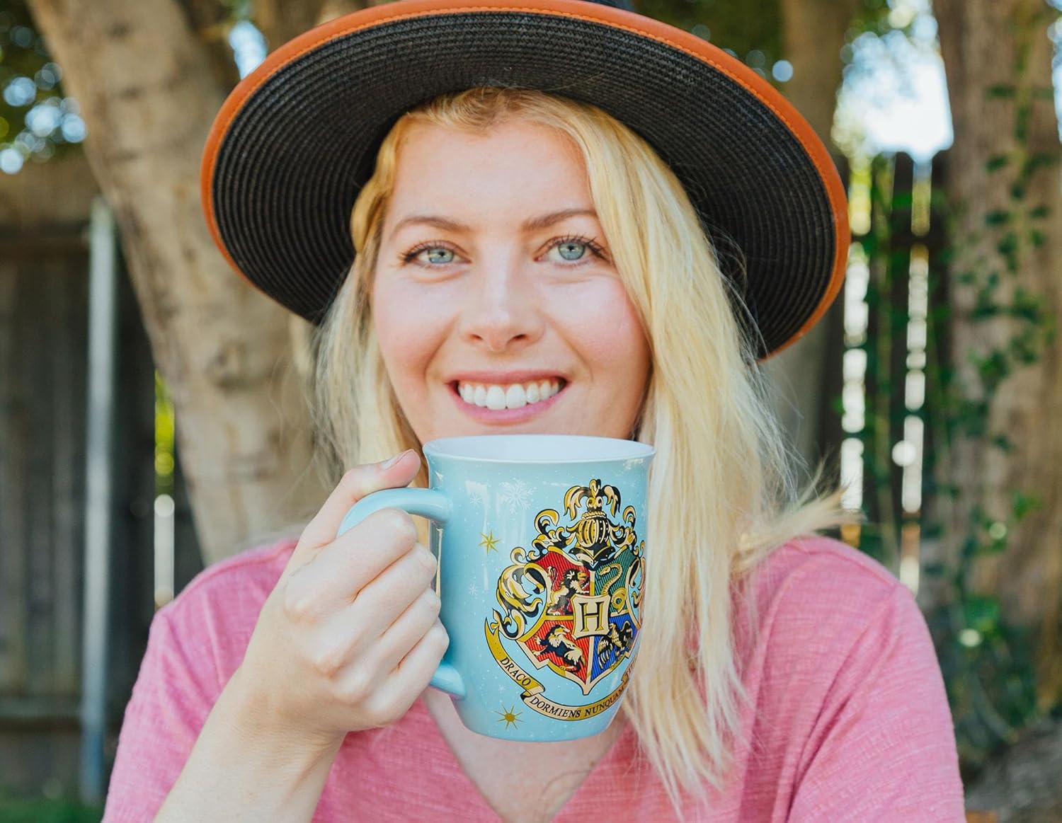 Silver Buffalo Harry Potter Hogwarts Holiday Wide-Rim Ceramic Latte Mug | Large Coffee Cup For Tea, Cocoa, Beverages | Holds 16 Ounces - Image 8