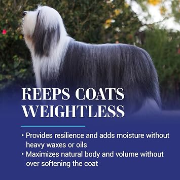 Chris Christensen After U Bathe Final Rinse Solution, Groom Like a Professional, Adds Moisture and Resilience, No Waxes/Oils, Made in the USA, 128 oz