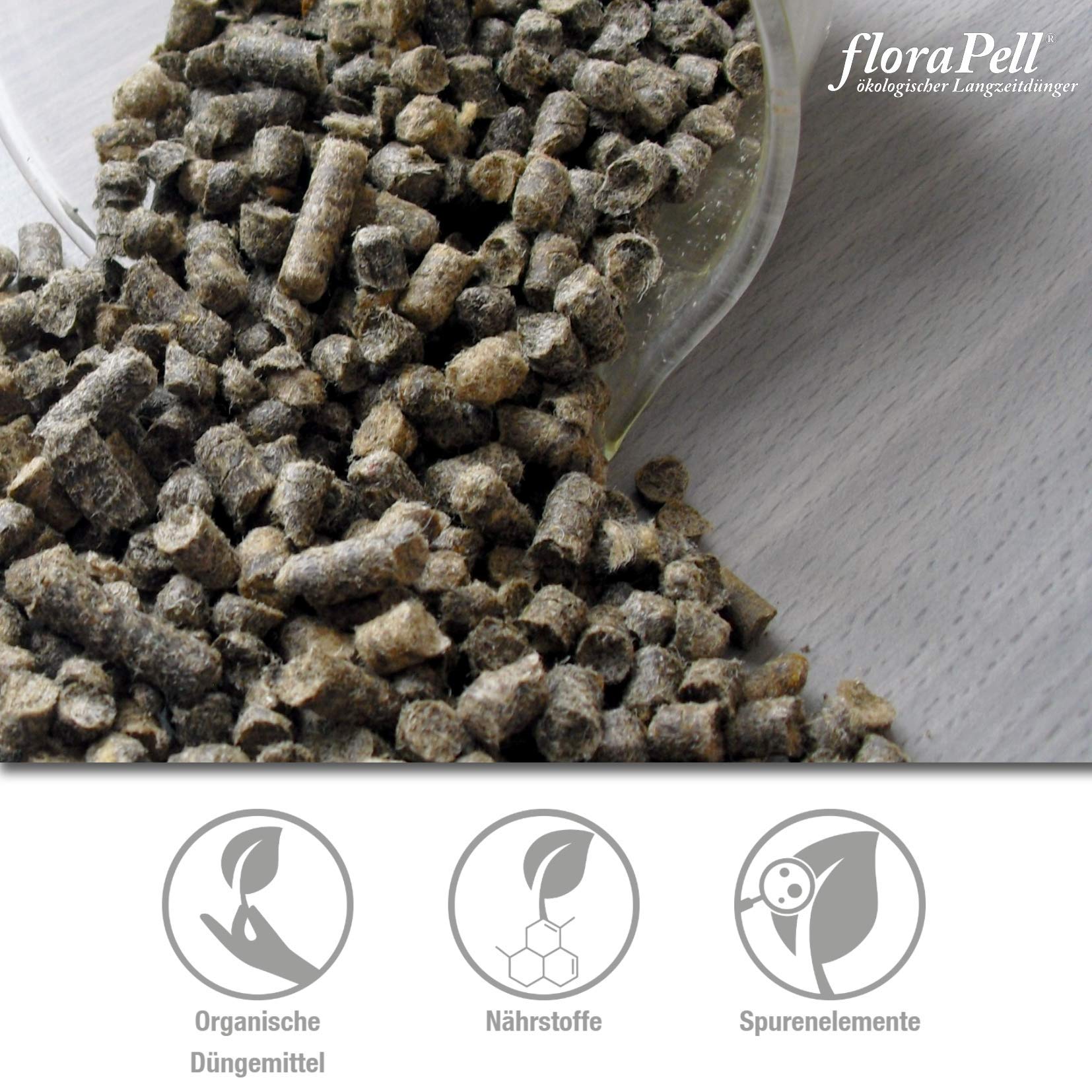 FloraPell Bio Schafwollpellets Dnger fr Haus, Garten & Zimmerpflanzen -  Das Original aus 100% Schafwolle - Organischer Langzeitdnger fr ideale  Nhrstoffversorgung (450g) : Amazon.de: Garten