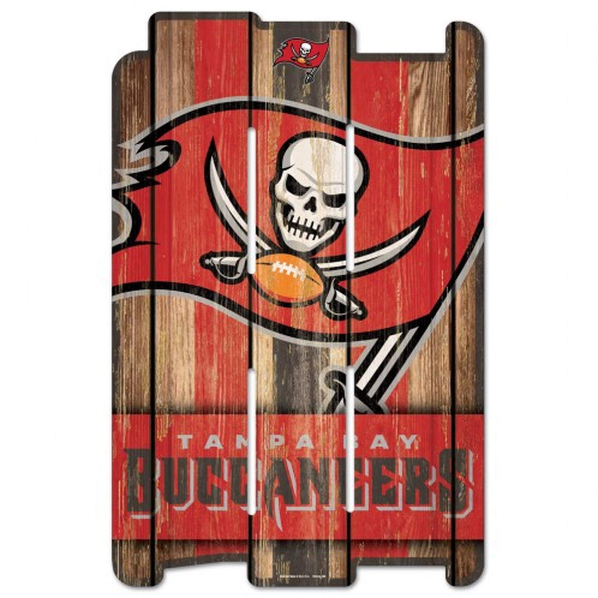 NFL Wood Fence Sign