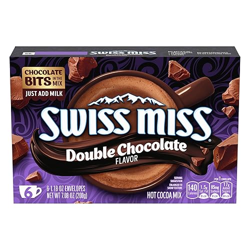Swiss Miss Double Chocolate Flavored Hot Cocoa Mix, Hot Cocoa