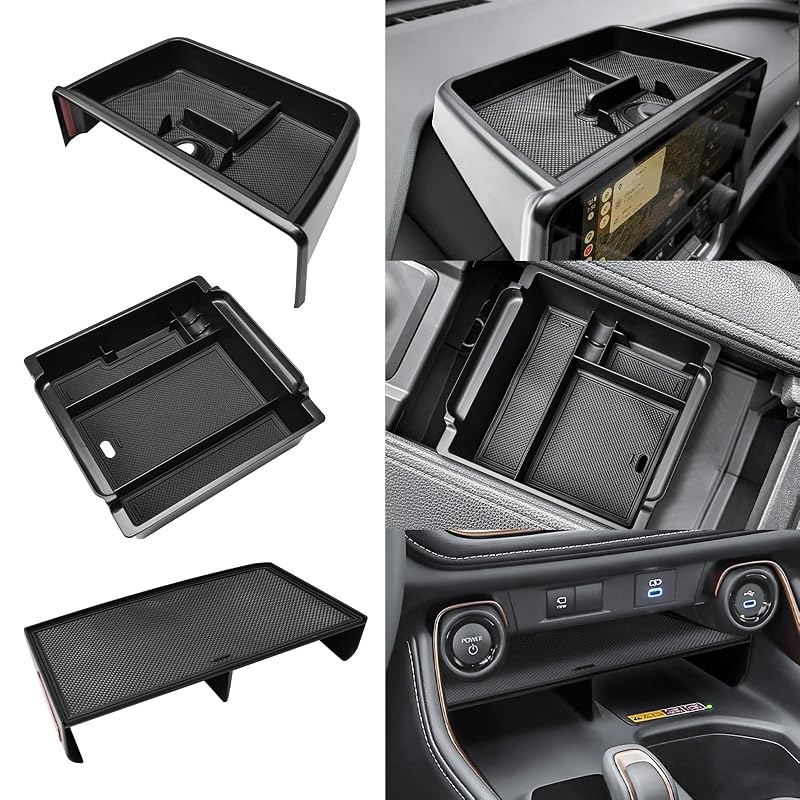 Kit organizador de console central X-TKER para Toyota Grand Highlander 2024–2026, 3 peças