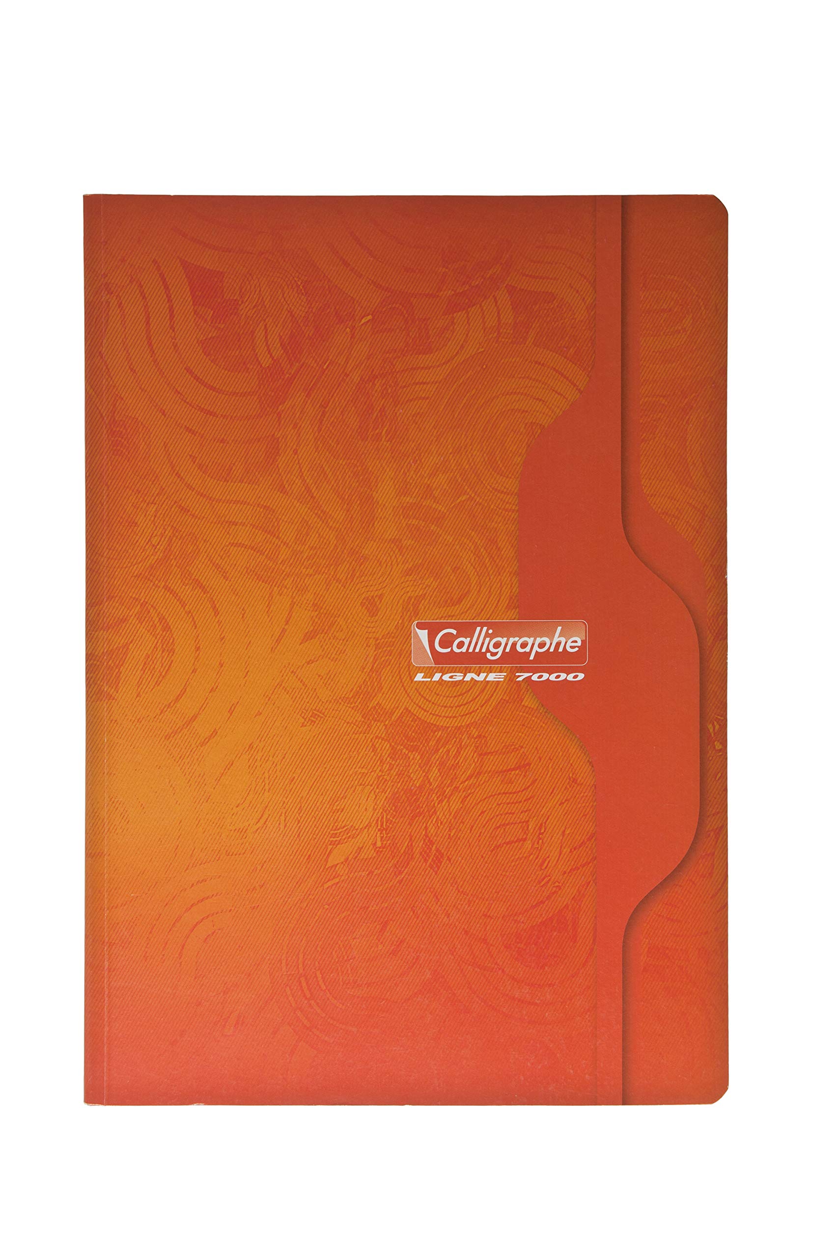 Calligraphe 2282C Lot de 5 Cahiers Brochures Dos Toilé (une Marque de Clairefontaine) - 24x32 cm - 192 Pages Grands Carreaux - Papier Blanc 70g - Couverture Carte Recyclée Vernie - Couleurs Aléatoires