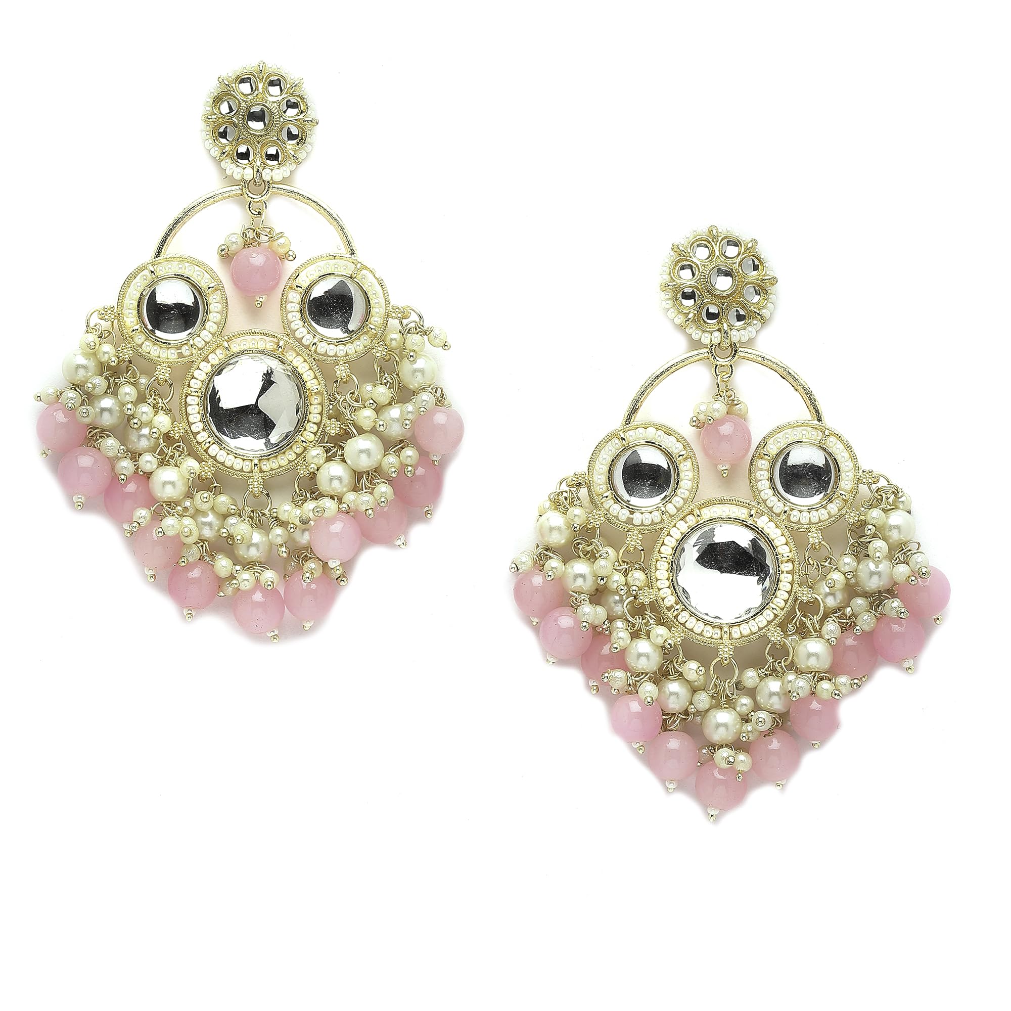 See full amazon price history chart for ZENEME Gold-Plated Kundan & Pearls Studded Handcrafted Floral Shaped Tasselled Drop Earrings For Girls and Women (Pink) ZENEME Gold-Plated Kundan & Pearls Studded Handcrafted Floral Shaped Tasselled Drop Earrings For Girls and Women (Pink) (B0CG9WW4JZ) Amazon Price History, Amazon Price Tracker
