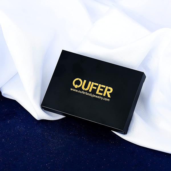 OUFER 100PCS Lot Piercing Langue Acier Chirurgical 316L avec Boule Acrylique Piercing a la Langue Piercing Barbell Barre de Langue Ensemble 14G Couleurs Aléatoires - 5