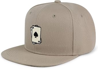 Blackjack Hip-Hop Snapback Hat Embroidered Baseball Cap Card Casino Las Vegas