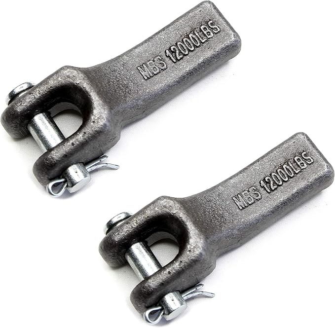 Gripon (Pack of 2) 5/16 inch WeldOn Safety Chain Retainer for Truck Trailer Hitch