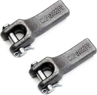 (Pack of 2) 5/16 inch Weld-On Safety Chain Retainer for Truck Trailer Hitch