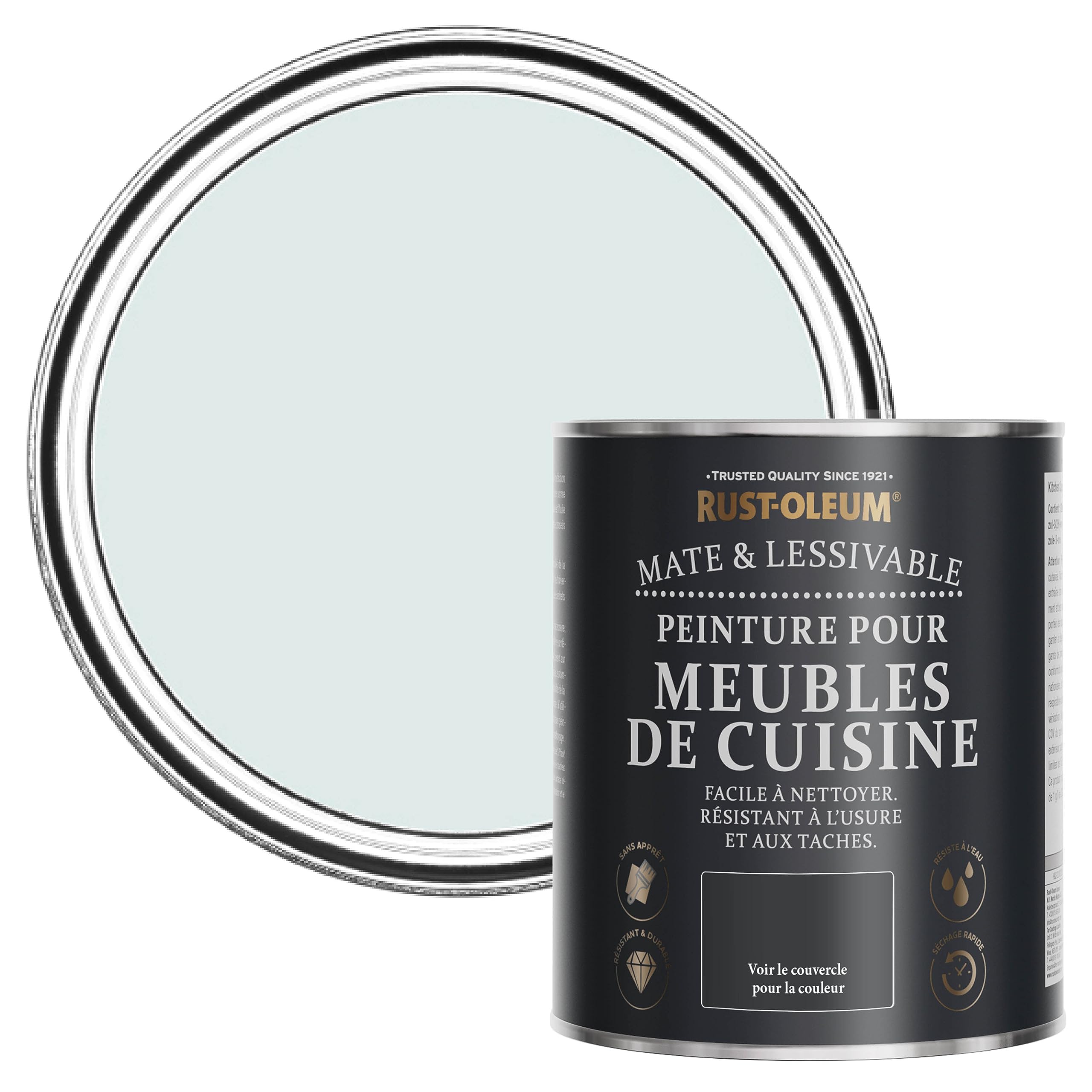 Rust-Oleum Peinture Bleue pour Meubles de Cuisine, Finition Mate - Marcella 750ml