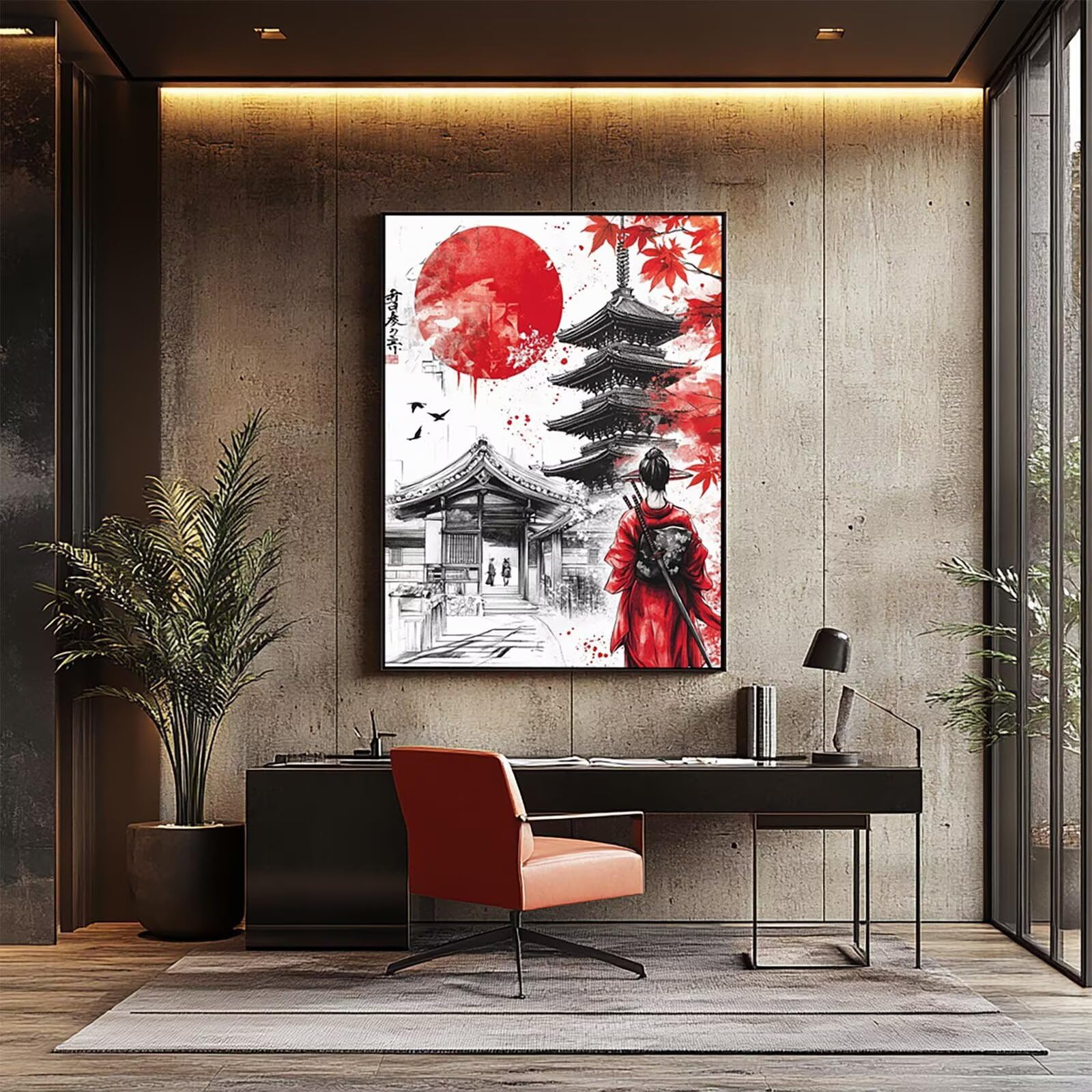 Malowanie po numerach, dla dorosłych, wojownik, zestaw do malowania po numerach, wieża, hobby dla dorosłych i kobiet, artykuły plastyczne, 100 x 137 cm, sztuka ścienna, kolorowe płótno do malowania