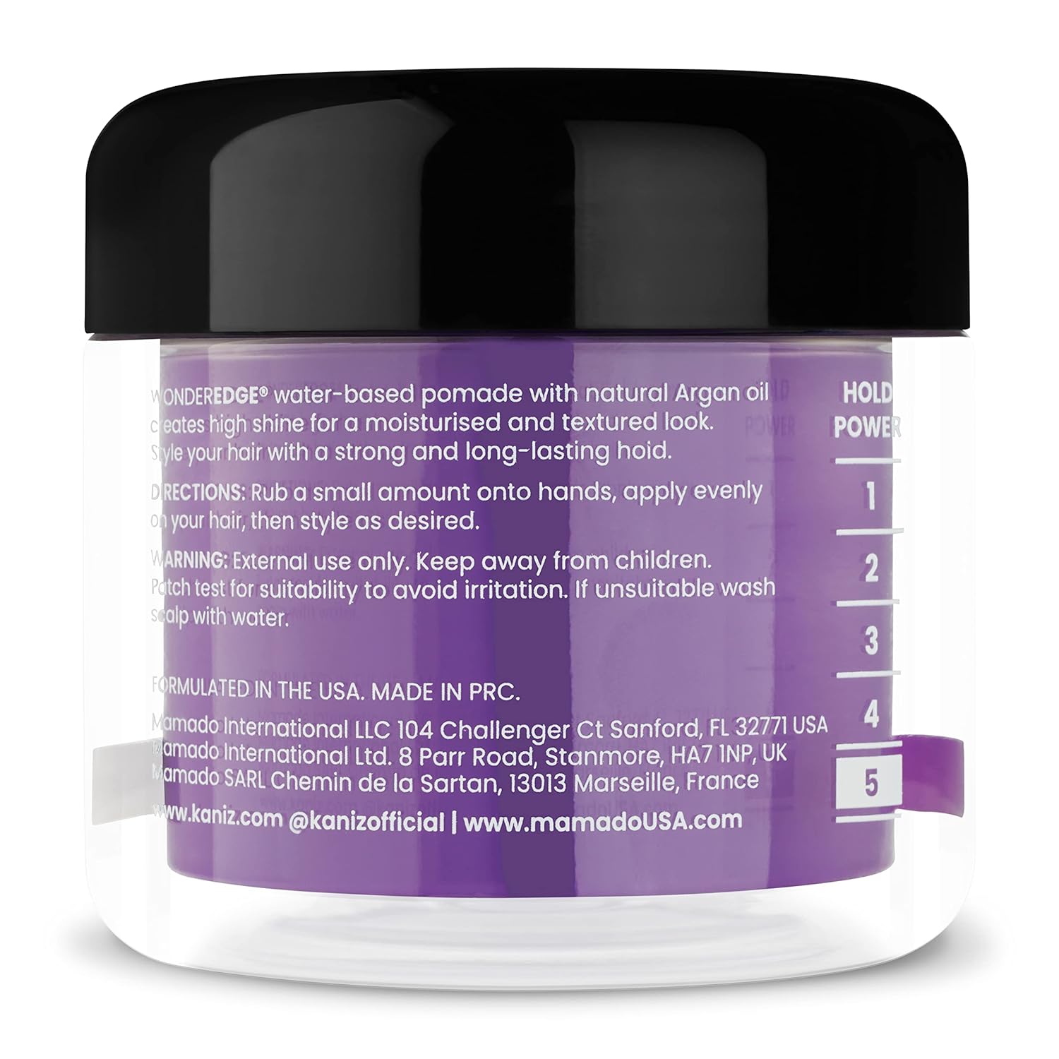 Kaniz Wonderedge Water-Based Pomade Grape 4 Fl Oz (Pack of 2)