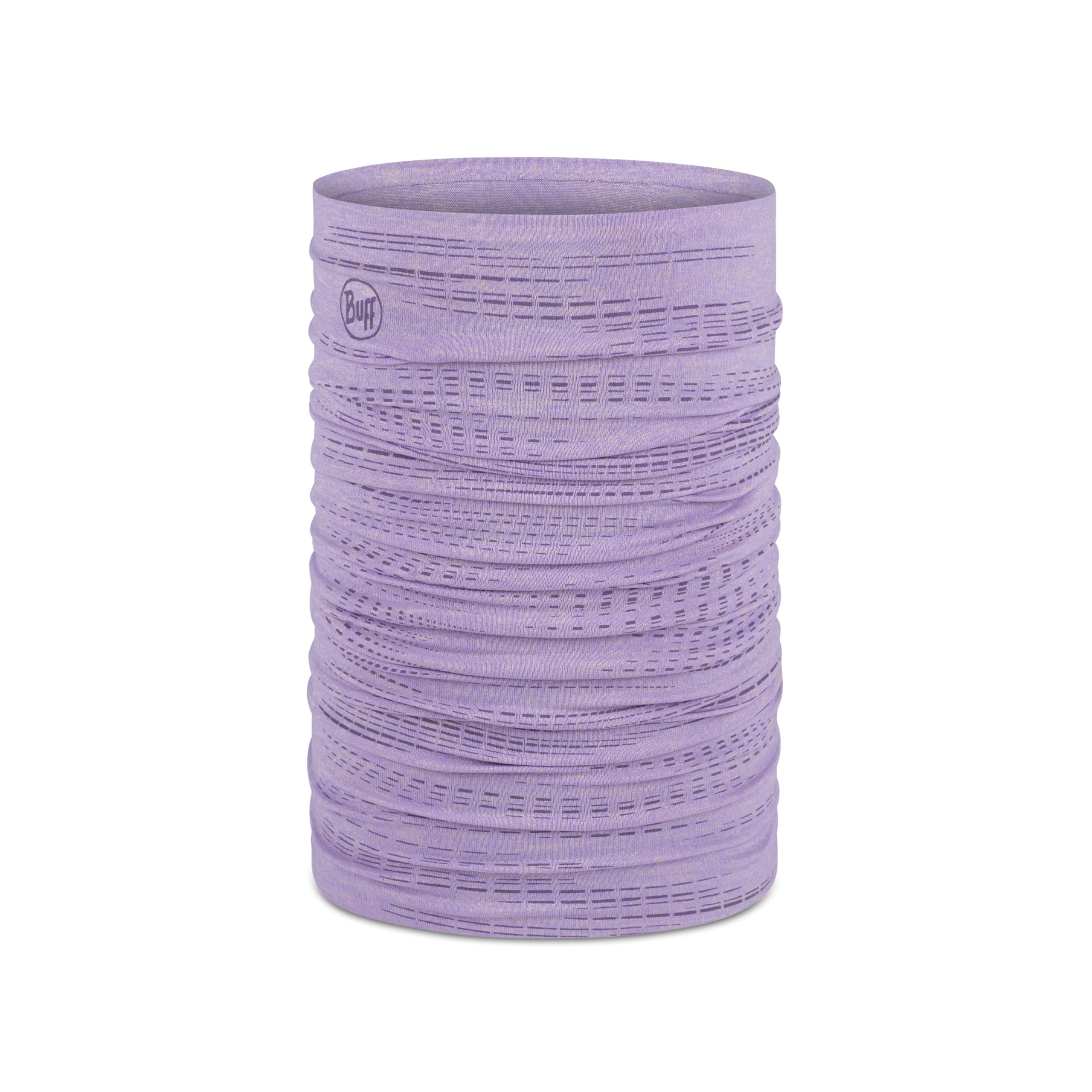 Buff| Neckwear DryFlx Quick drying, Stretch, Reflective, Shiny, Night, Visibility, Running, Moisture wicking Man Women One Size Iris