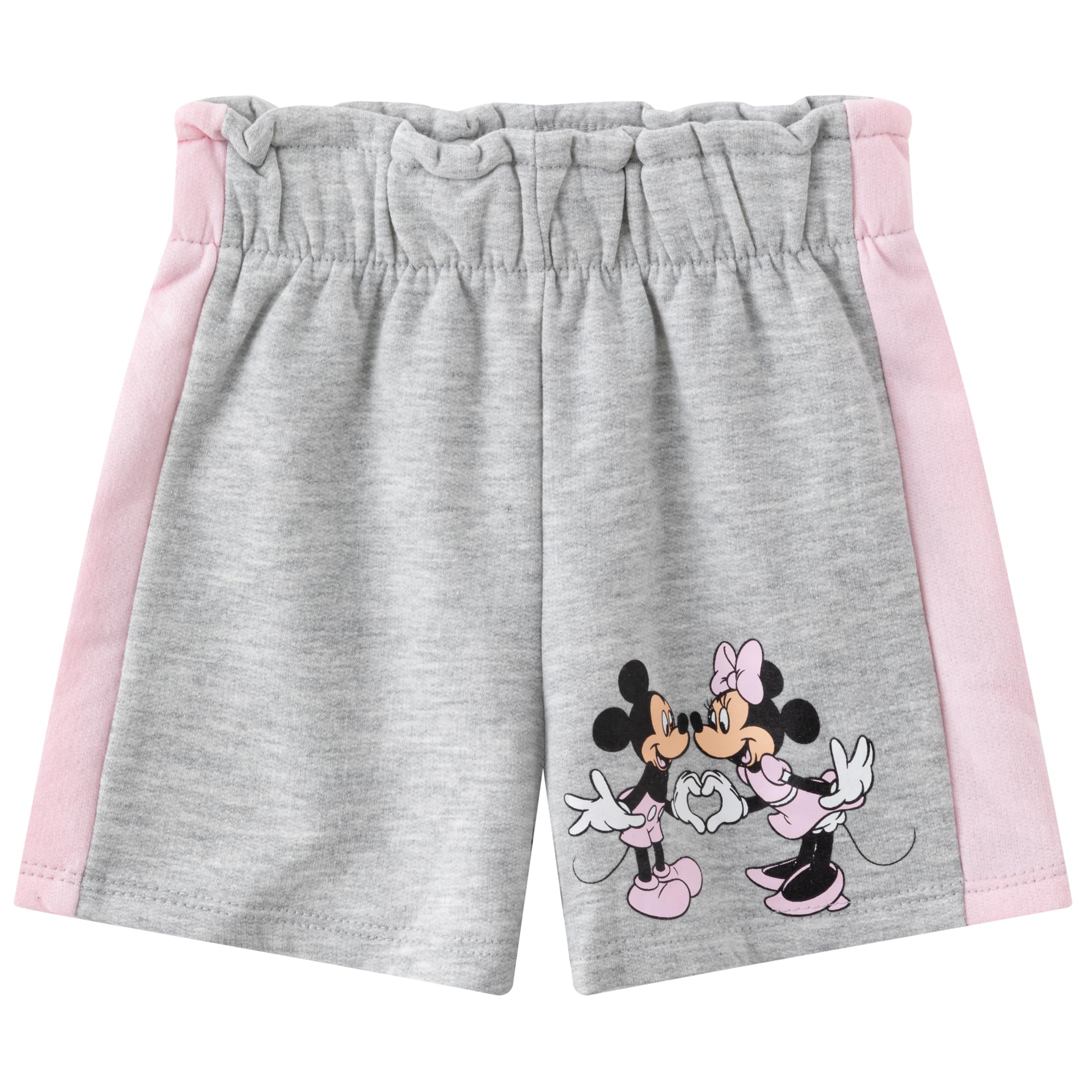 Disney Minnie Mouse - Paquete de 2 pantalones cortos para niñas pequeñas y grandes