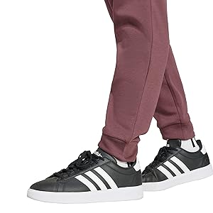 adidas Mens Essentials Feel Cozy French Terry Pants