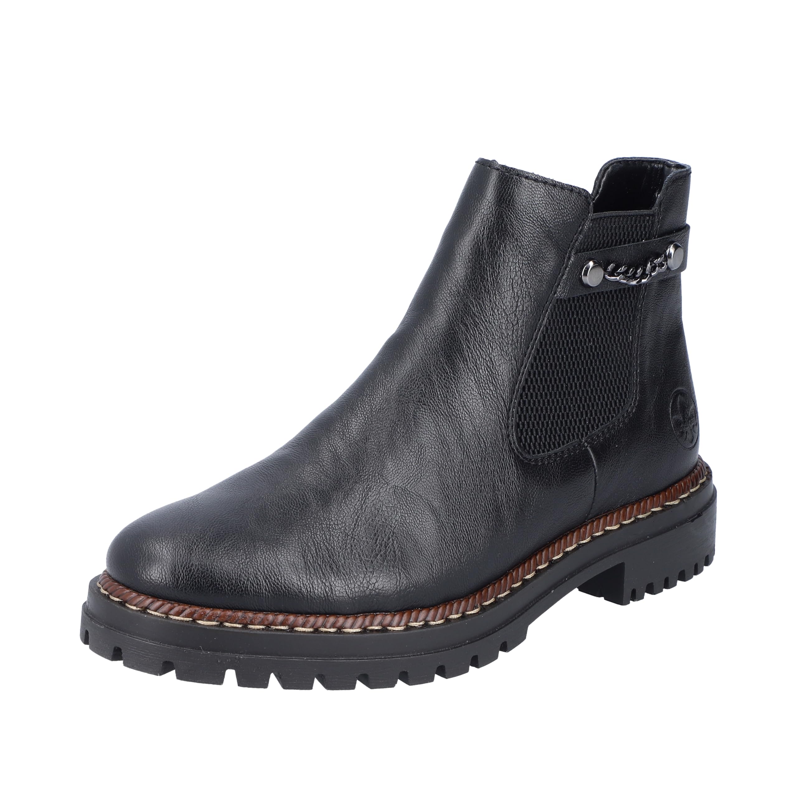 Rieker Women's Chelsea Boots 52054, black, 6 UK