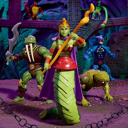 Miniatura 2 de Masters of the Universe Origins Lady Slither - Figura de acción exclusiva de creaciones