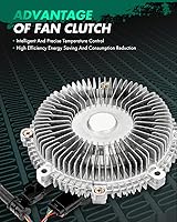 Vista 5 de SCITOO Ventilador de refrigeración del motor Cluth compatible con Ford 2011 para Explorer 3.5L 2006-2010 Ford para Explorer 4.0L 2006-2010 Ford