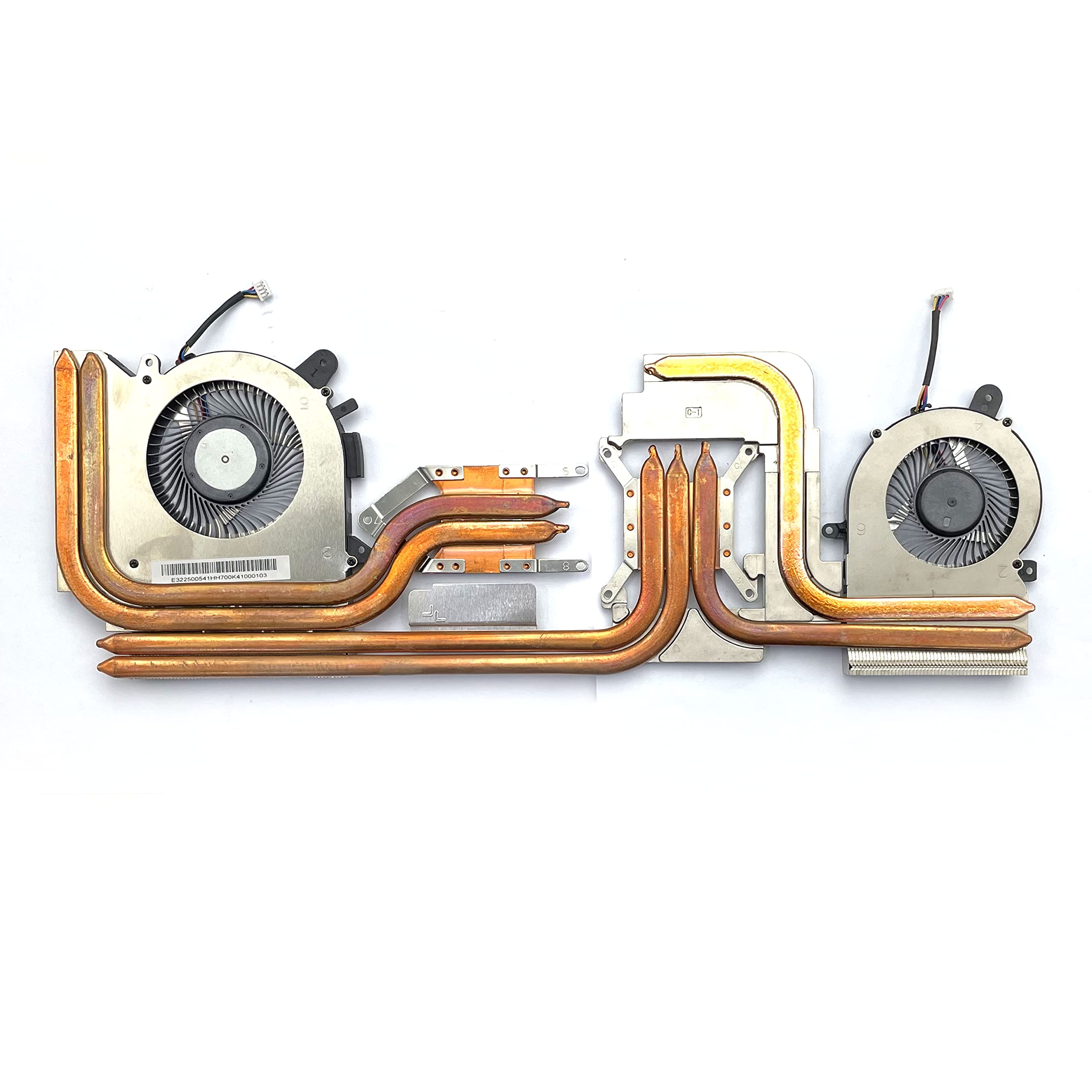 Bestparts Ventilador de refrigeración CPU+GPU con disipador de calor de repuesto para MSI GF65 Thin MS-16W1 PAAD06015SL N433 PABD08008SH N413