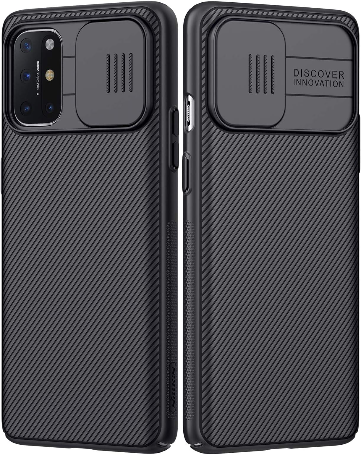 Nillkin Back Cover for Oneplus 8T (Black | Solid)
