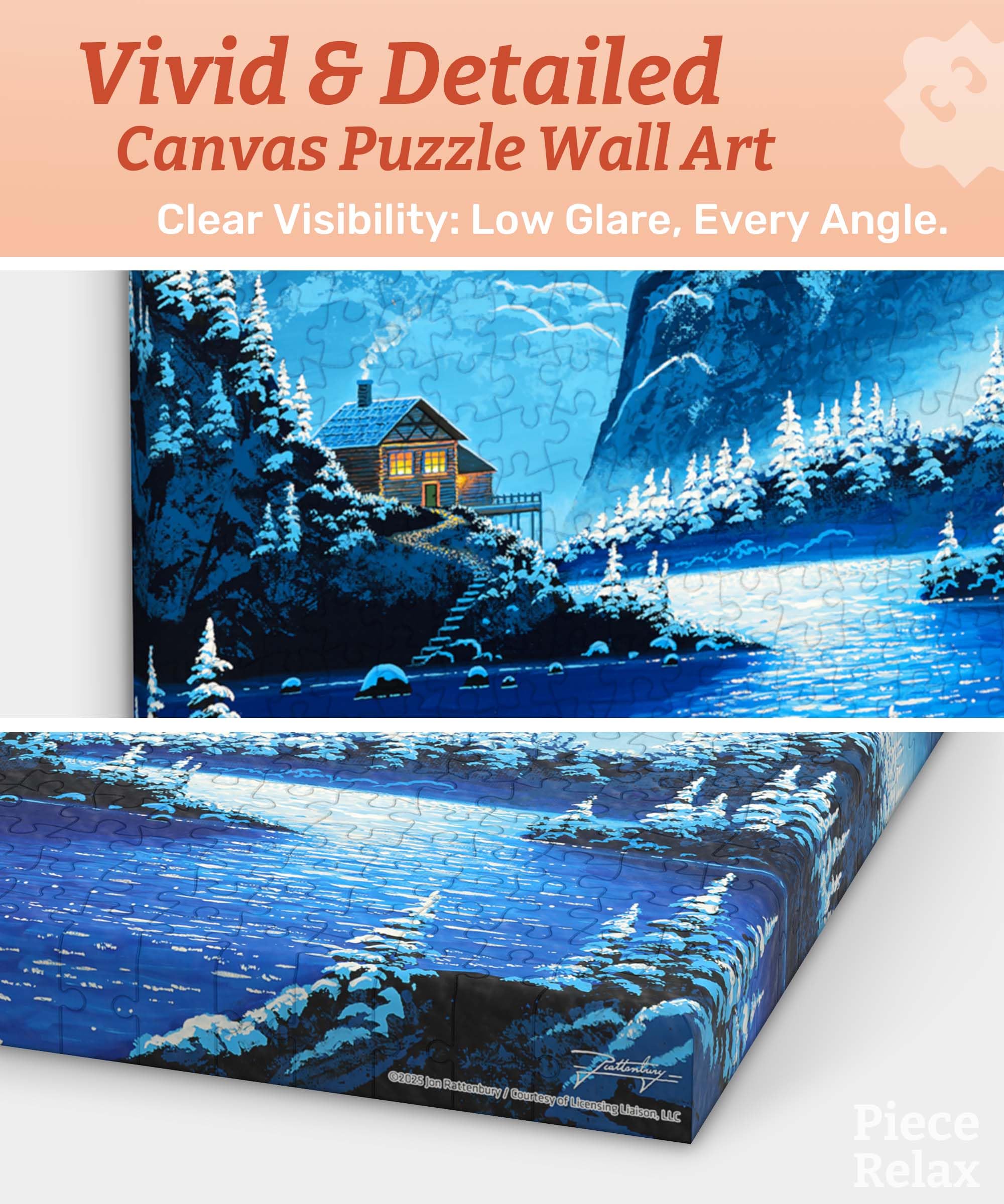 PieceRelax Canvas Wall Art Puzzles for Adults, Jon Rattenbury - Image 3