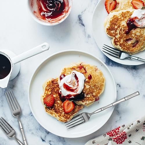 Vista 6 de Hampton Forge Hampton Signature - Juego de cubiertos de bambú de 20 piezas, servicio para 4