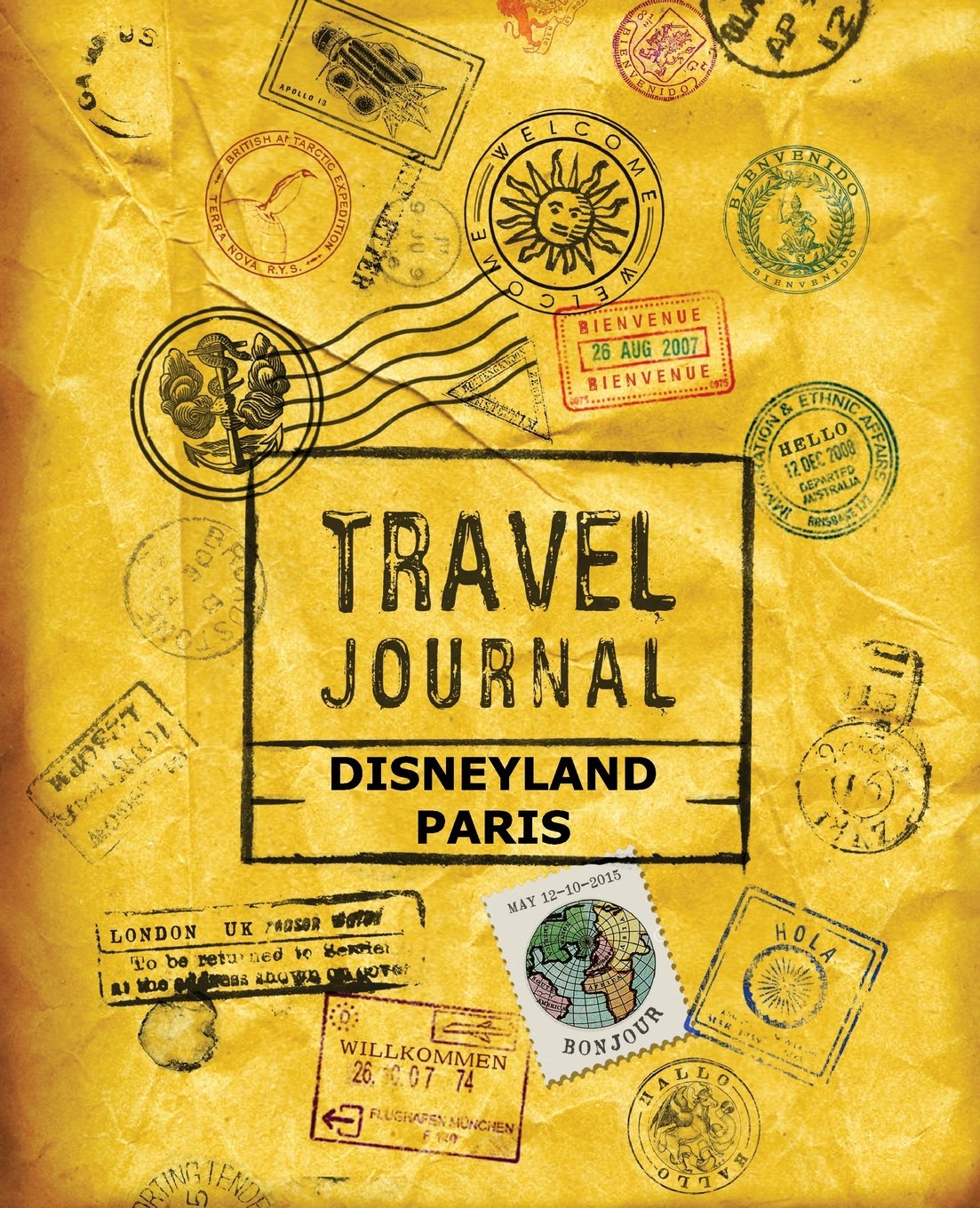 Travel Journal Disneyland Paris Paperback – 7 Jan. 2017