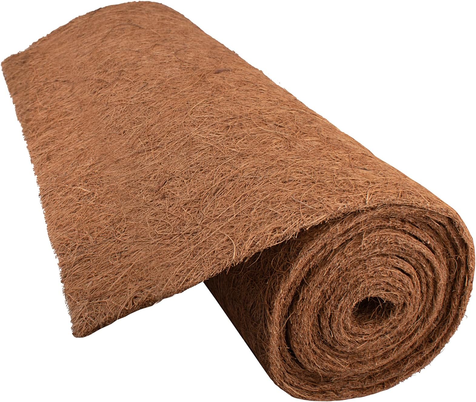 – Coco Liner Roll, Coconut Fiber Liners for Planter Hanging Baskets Window Box, Natural Coconut Fiber Sheet Coir Mat Liner for Garden Decoration, Reptile Carpet, Snow Mat (300*40cm/120" X 16")