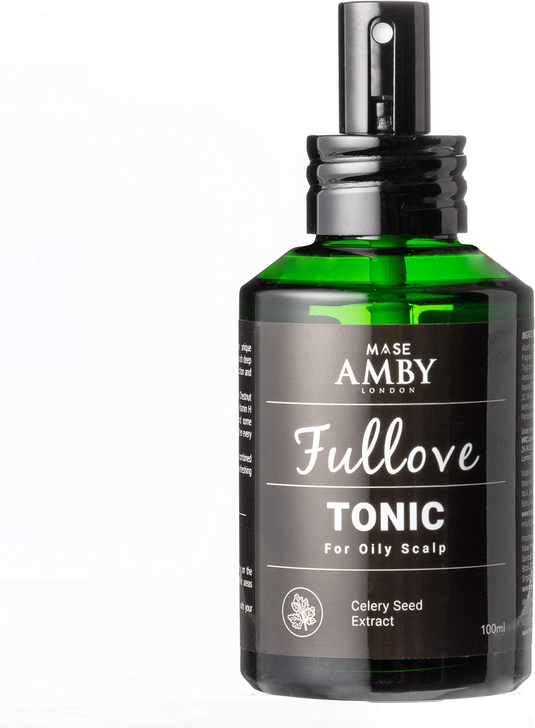 Amby London Fullove Biotin Natural Hair Tonic For Hair Growth - Thinning Hair And Hair Loss For Women And Men - Beard Tonic - Hair Tonic For Oily Scalp with Multivitamin - 3.4 Fl Oz 100ml