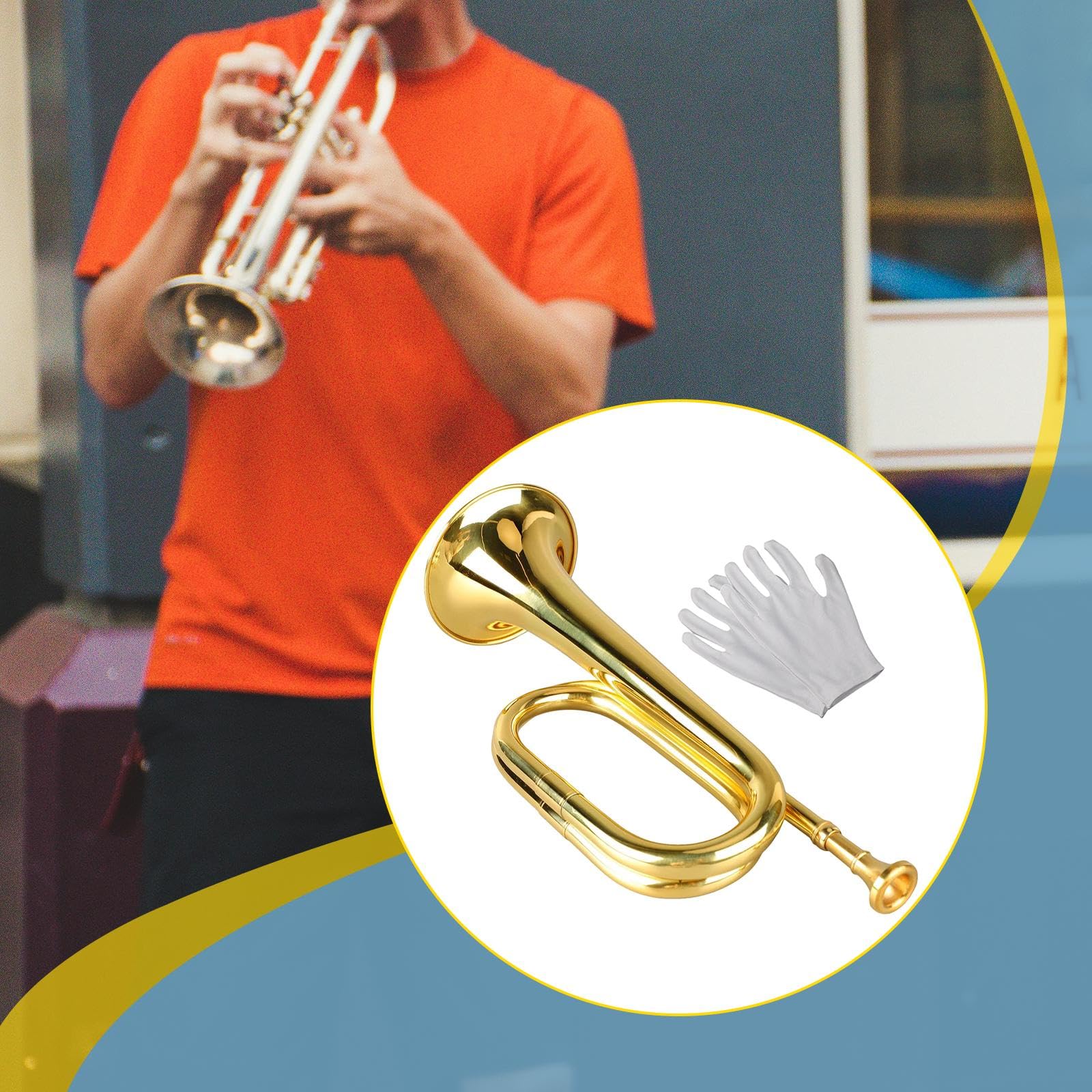 Trompete Aus Messinglegierung – Musikinstrument für Kinder, Profis Und Anfänger