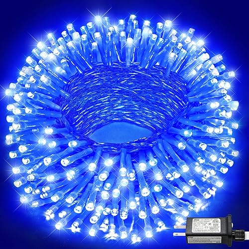 Miniatura 19 de Guirnalda de 300 luces LED para exteriores, 300 luces LED conectables de Navidad para interiores, impermeables, con 8 modos, luces de hadas Multi