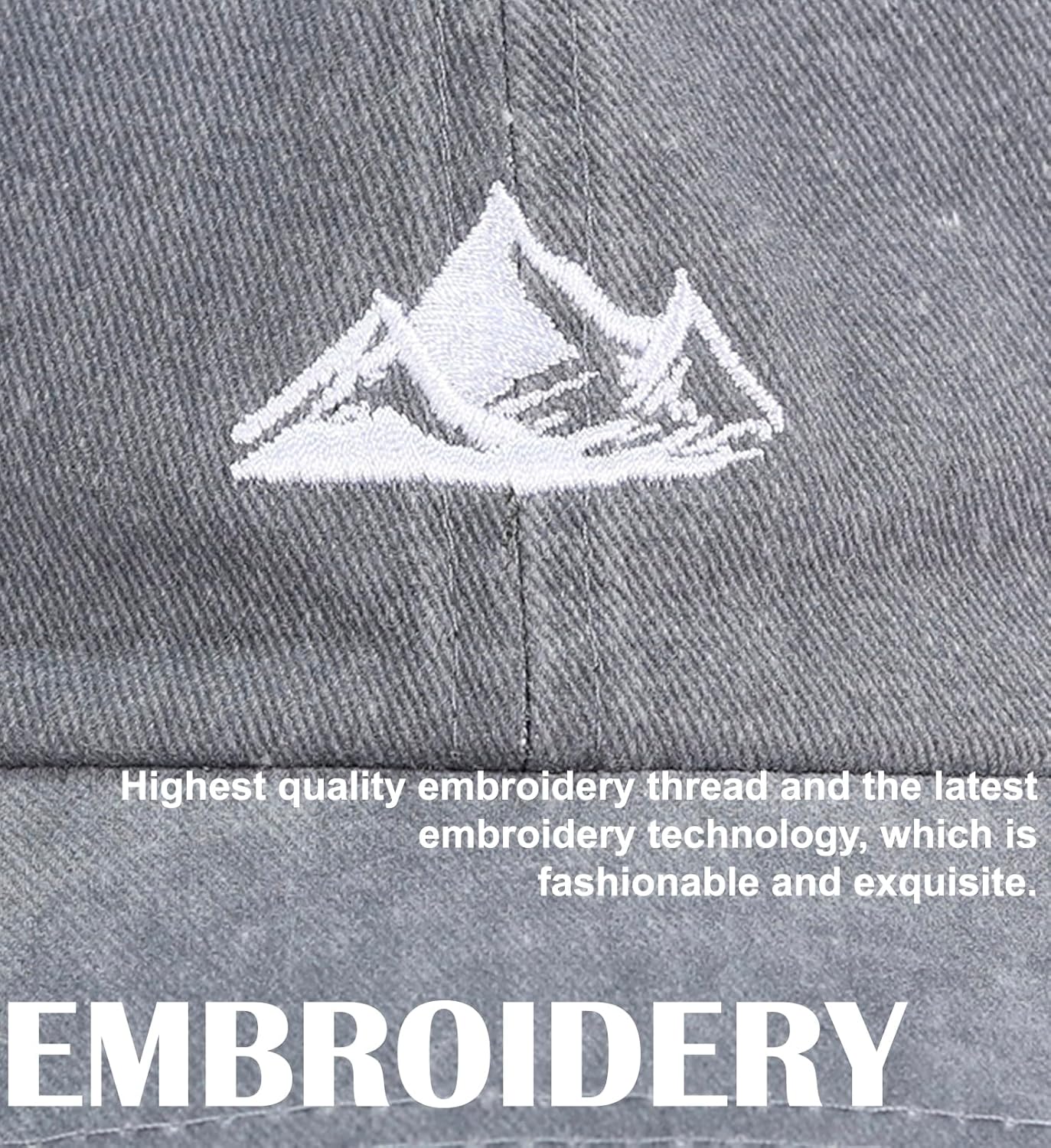 Dad Hat Baseball Cap Unisex Outdoor Unstructured Washed Soft Cotton Mountain Hat - Image 6