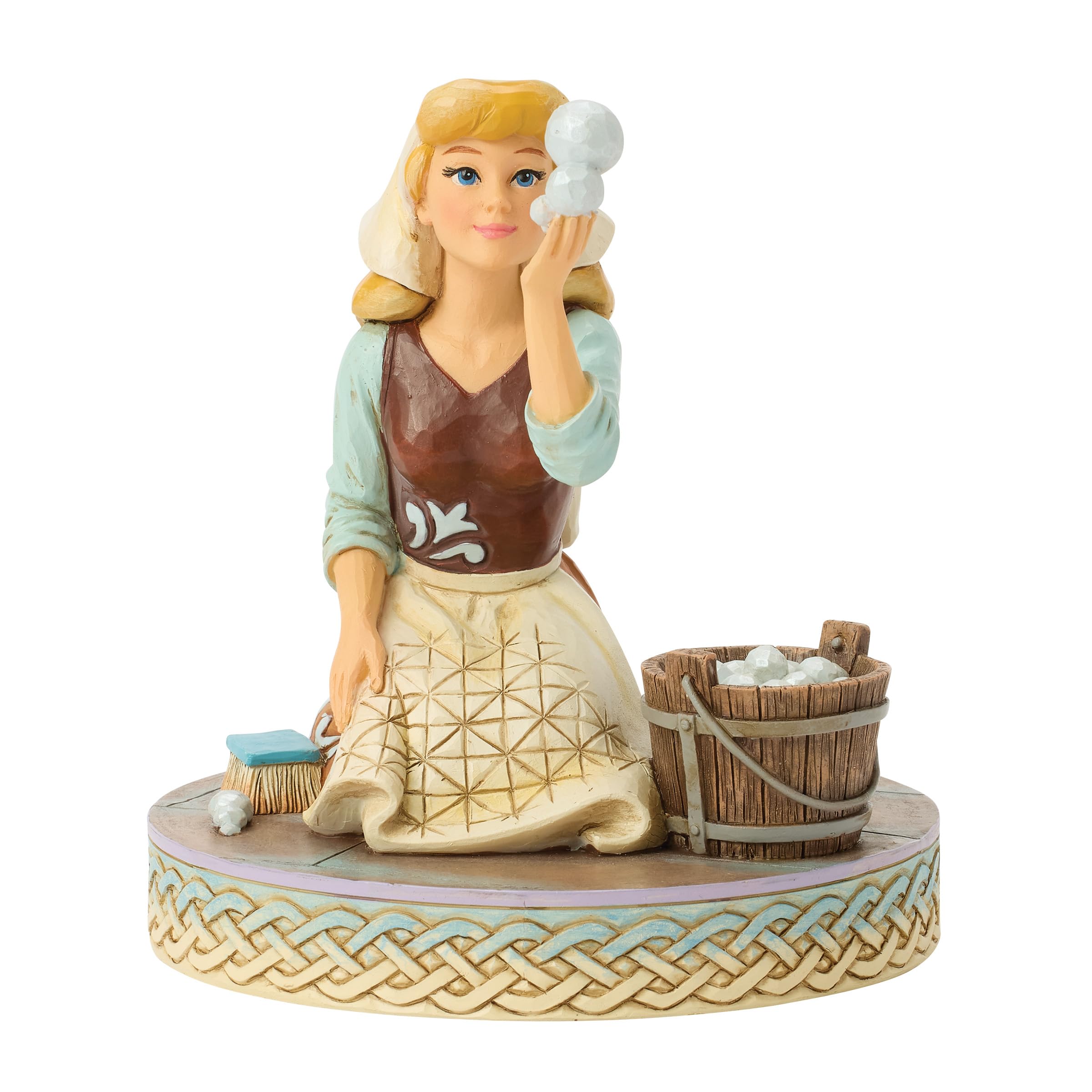 Enesco Disney Traditions by Jim Shore - Statuetta di Cenerentola, 13 cm, multicolore