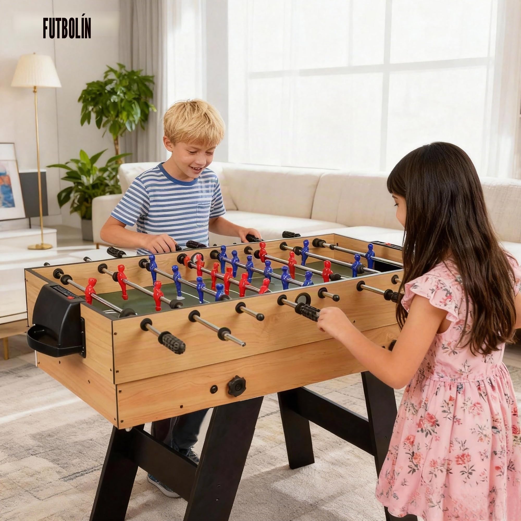Mesa de juego múltiple 10 en 1, futbolín plegable 1,2 m, billar, tenis de mesa, hockey, shuffleboard, bolos, ajedrez, damas, backgammon, póquer