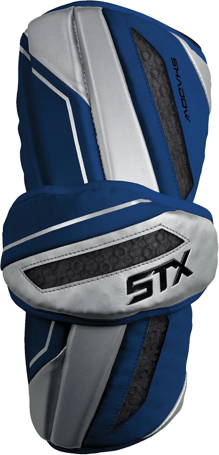 STX Lacrosse Men's Shadow Armguard, Navy Blue, Medium