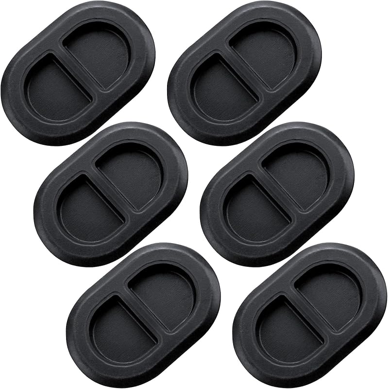 Tampão de dreno do assoalho PAGOW para Jeep Wrangler JK JKU JL 2007–2021 e Gladiator JT 2020 – 6 unidades
