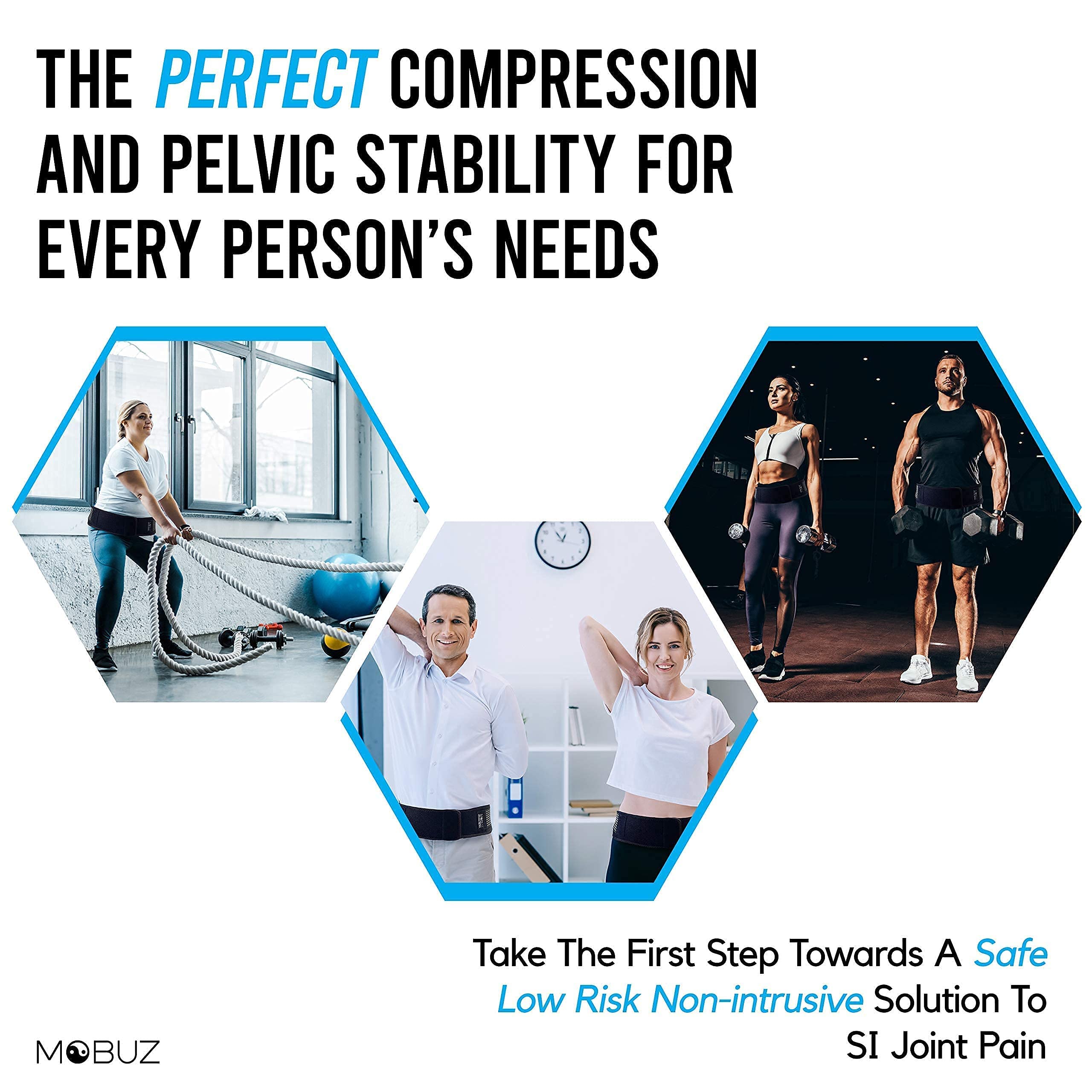 Sacroiliac SI Joint Hip Belt for Women for Rapid Pain Relief for the