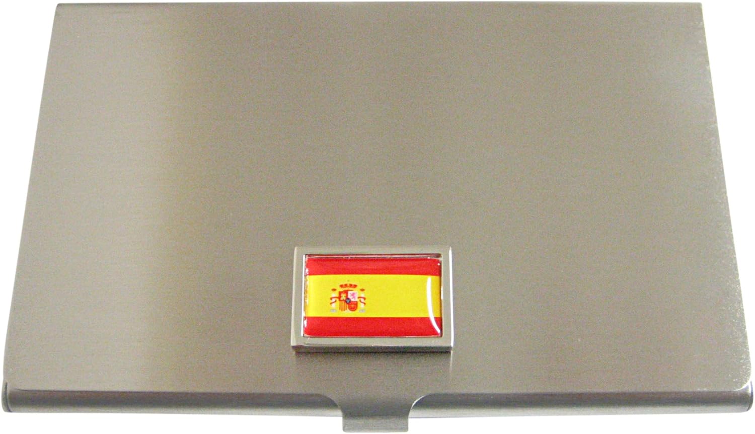 Kiola Designs Bordered Spain Flag Business Card Holder