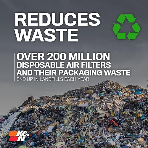 Miniatura 10 de K&N Filtro de aire del motor Aumente la potencia y remolque, lavable, Premium, Filtro de aire de repuesto Compatible con MARUTI SUZUKI 2015-2018