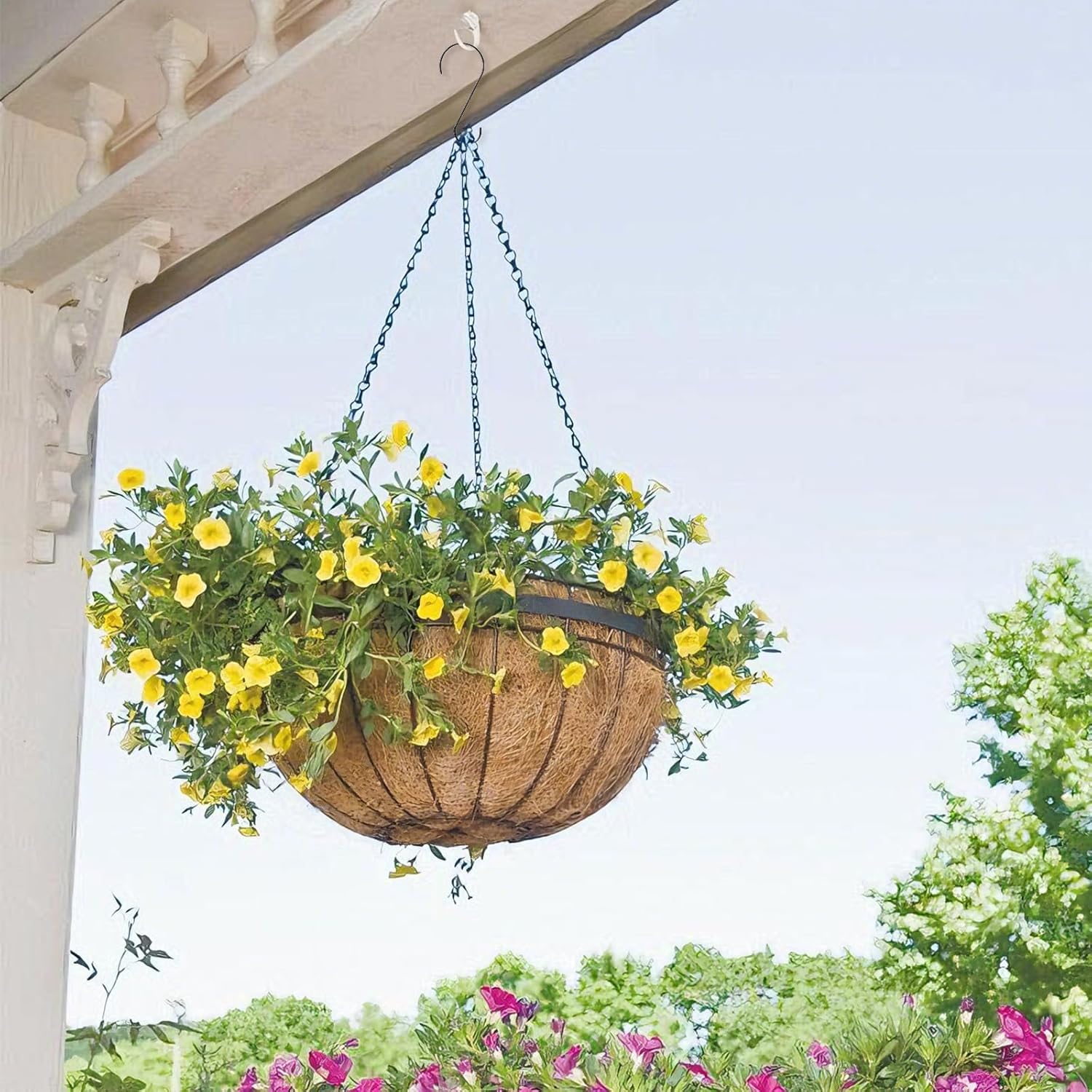 15 Pack 12 Inch Large Plant Hook Large S Hooks Heavy Duty Long Plant Hook for Hanging Baskets Outdoor Plant Hangers Extension Hooks for Kitchen Bathroom Garden Indoor