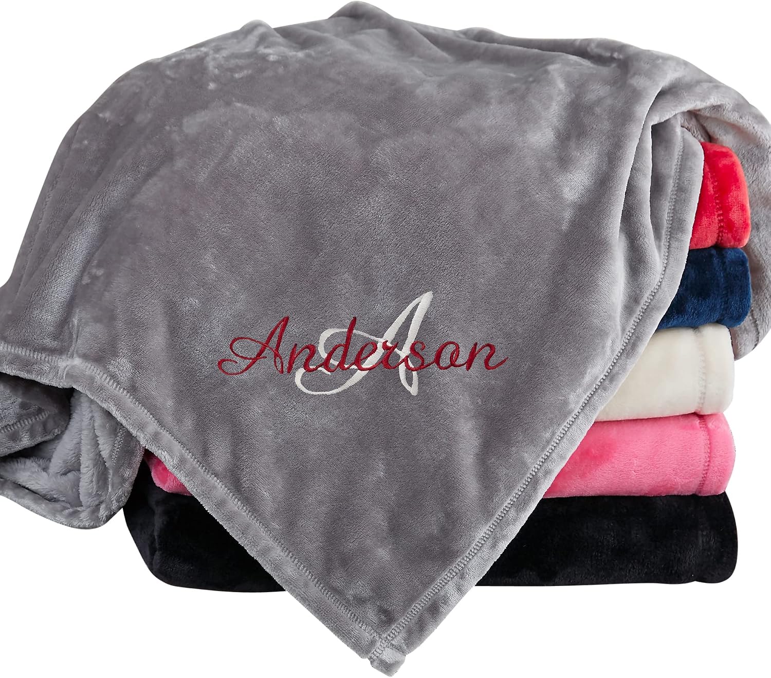 Personalization Universe Initially Yours Personalized 60x80 Fleece Blanket