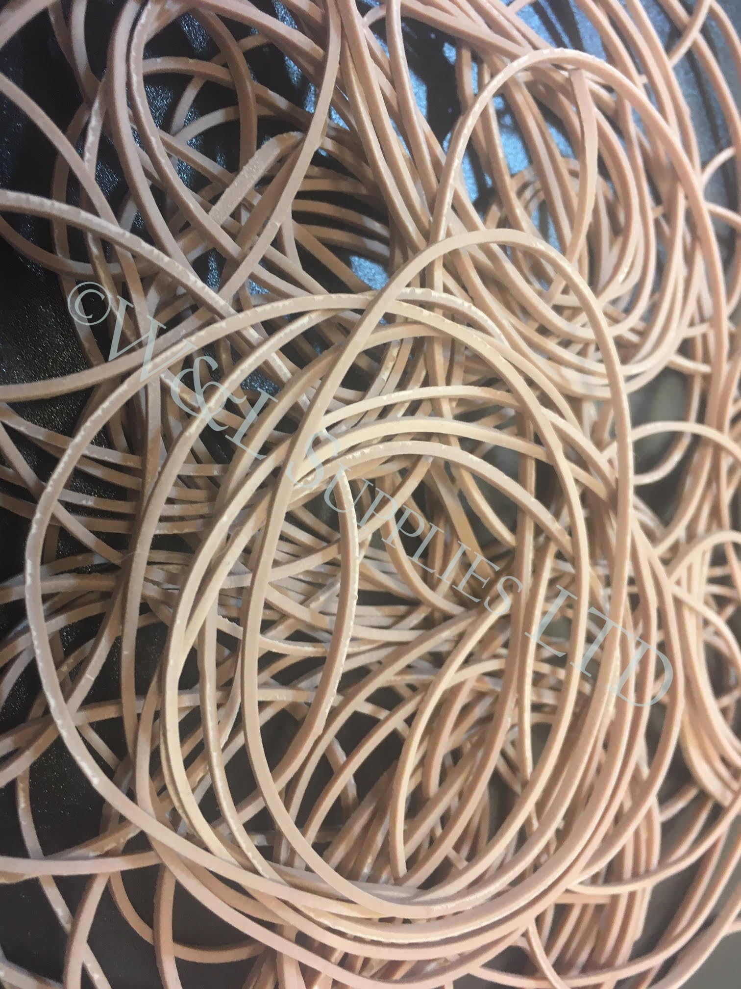 Rubber Bands No.19 90mm x 1.5mm Colour Natural 1lb/454g