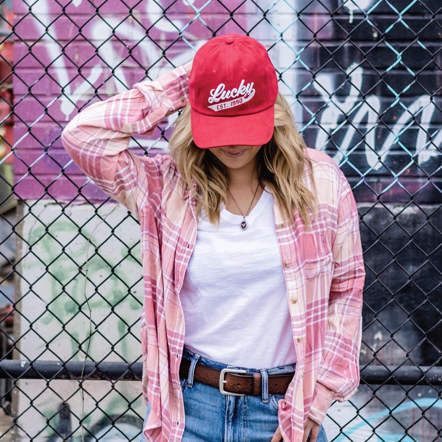 Lucky Brand Classic Cotton Adjustable | Dad Hat | Baseball Cap | Golf | Fishing | Low Profile | 5 Panel Design