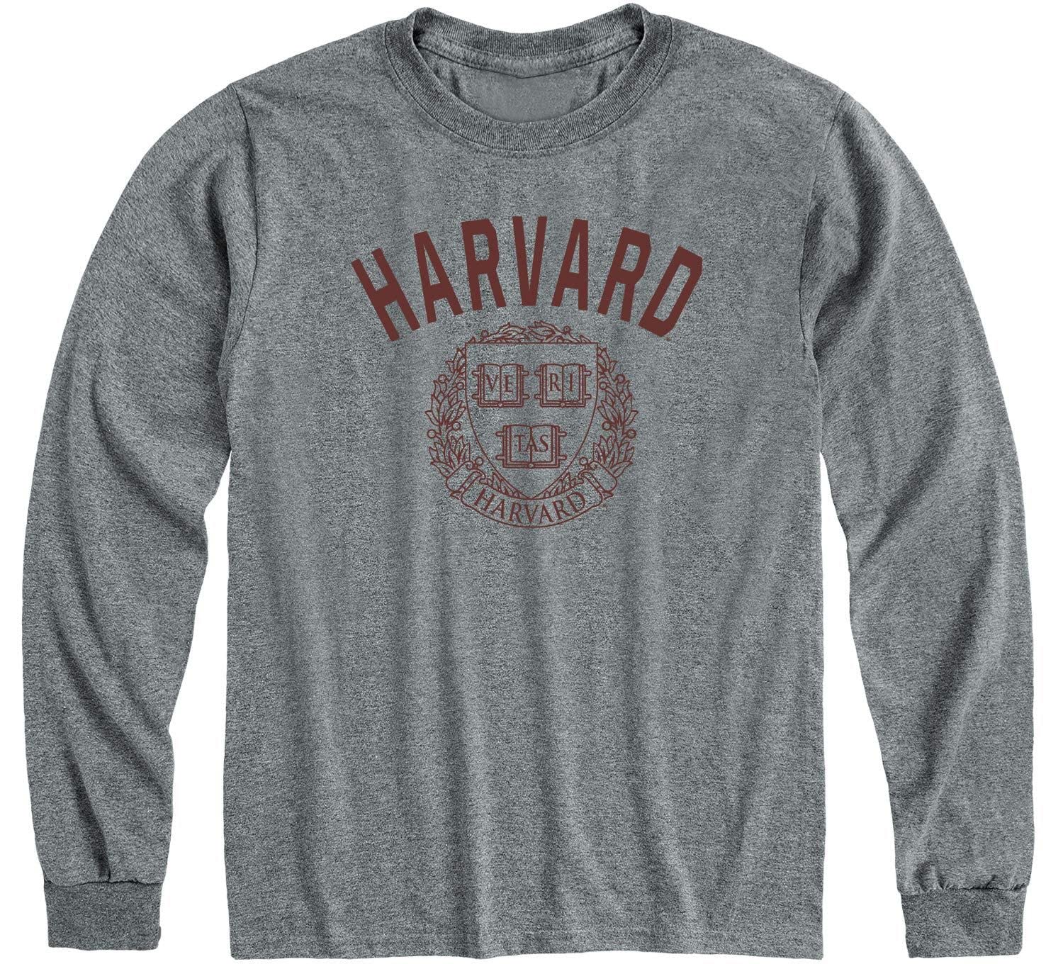 BarnesmithLong Sleeve Cotton Adult T-Shirt, Unisex, Heritage Logo, Grey