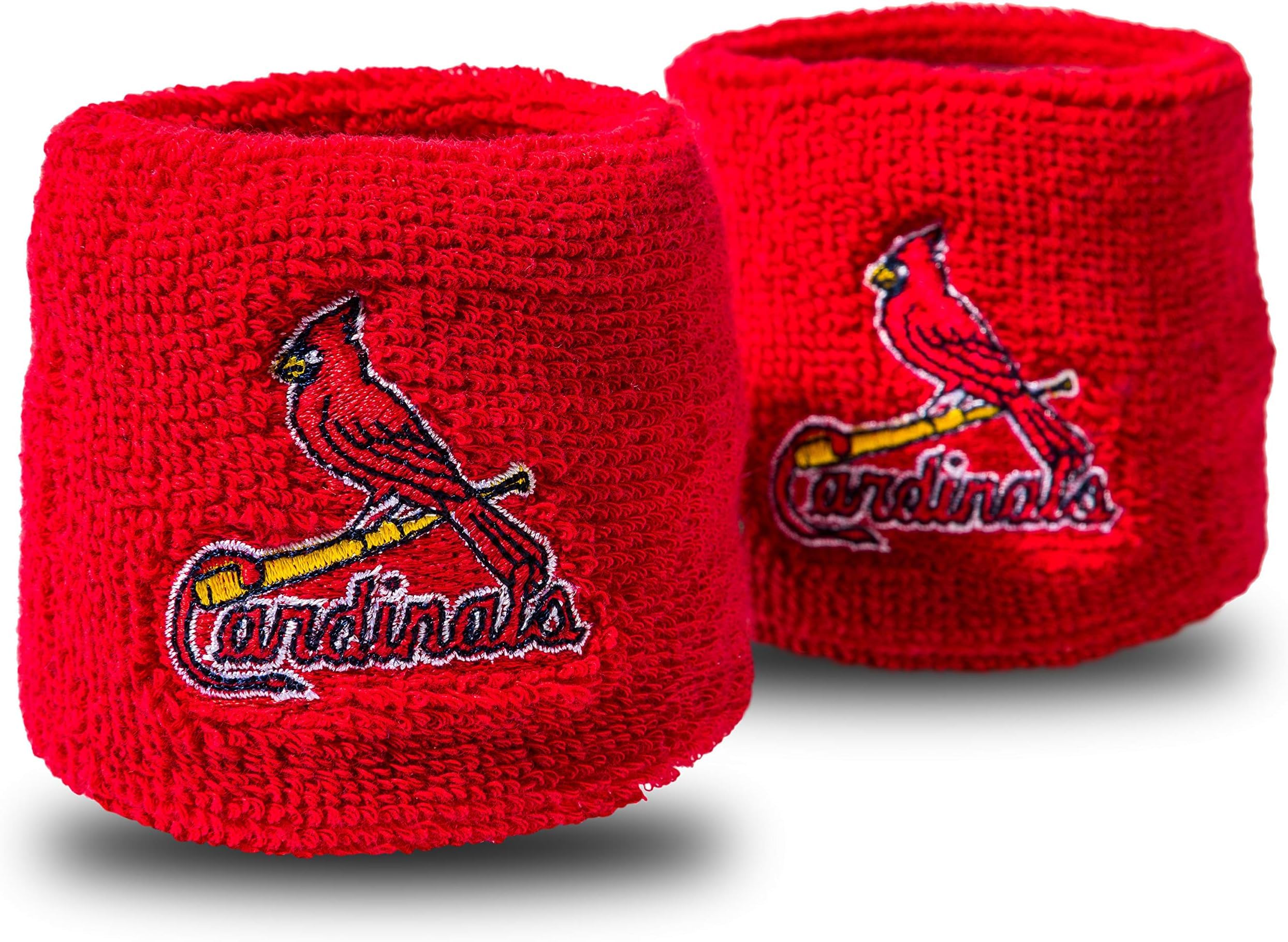 Franklin Sports MLB Unisex Adult 2.5-Inch Wristbands, Team Specific, One Size (Pack of 6)