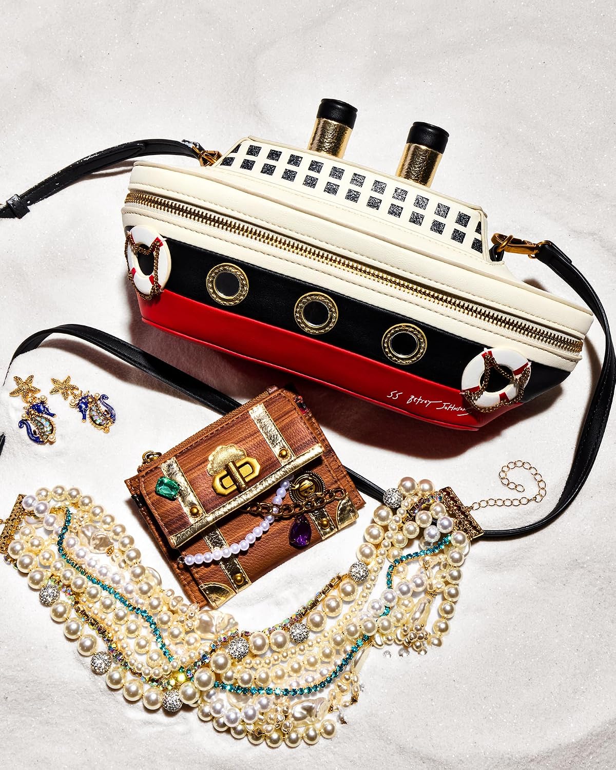 Betsey Johnson Ship Tease Crossboy