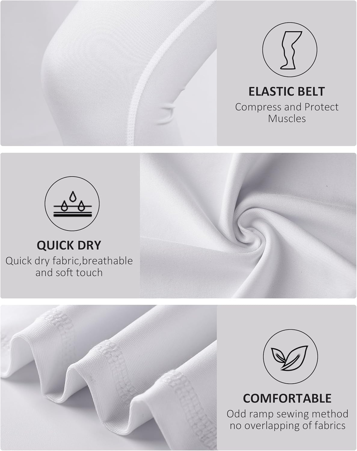 Roadbox 2 Pack Boys Compression Pants Leggings Base Layer Underwear Youth Quick Dry Spandex Tights Running Football - Image 4