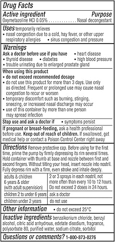 Miniatura 11 de Vicks Sinex SEVERO - Aerosol nasal para alergias severas y sinusales, niebla ultrafina original, medicina descongestionante, alivio de la congestión